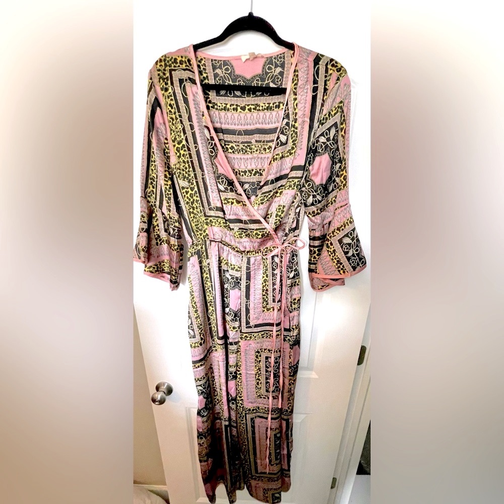 Easel by Anthropologie NWT Large Pink Jumpsuit